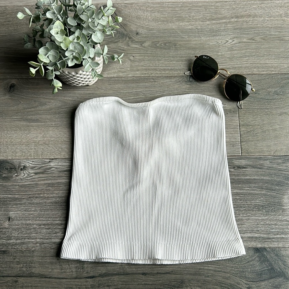 Dynamite Ribbed Tube Top